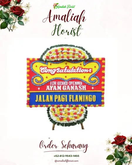 Sewa Papan Bunga Mangoli Utara Timur